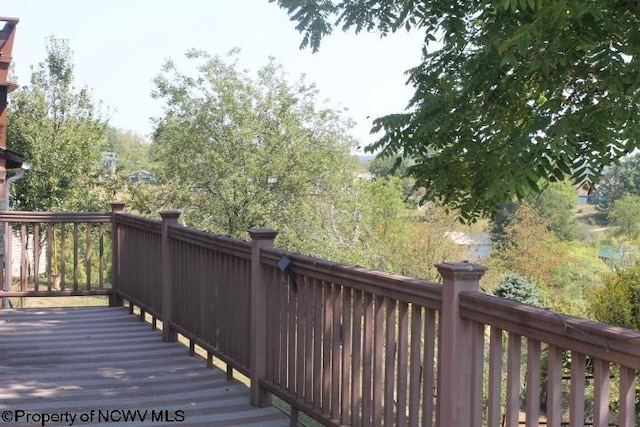 413 Green Acres Cir, Spencer, WV 25276 - view of wooden terrace