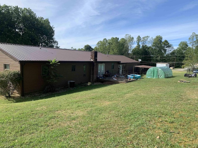 exterior space with a deck