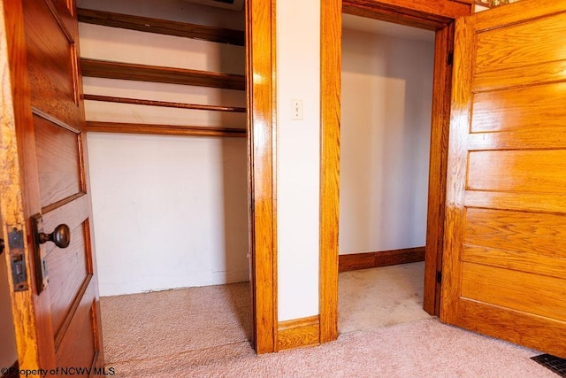 view of closet