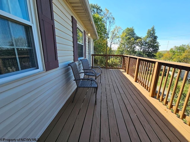 view of deck