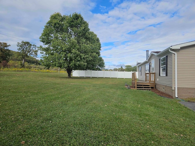 view of yard