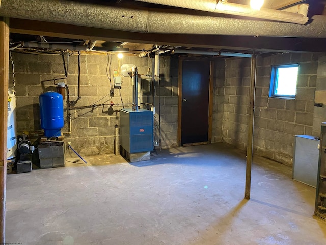 view of basement