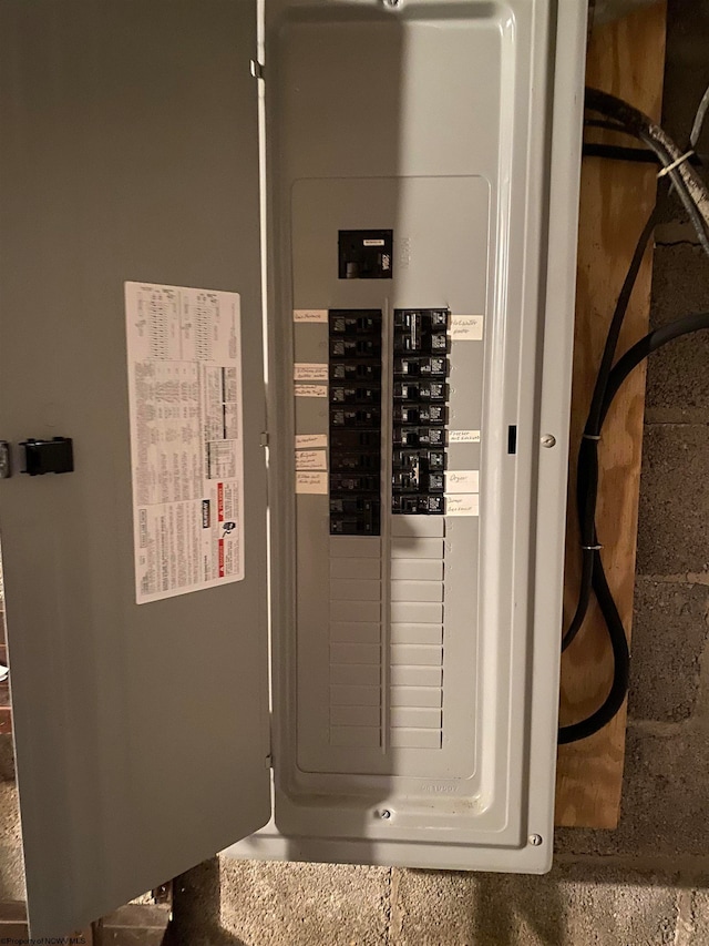 utilities with electric panel