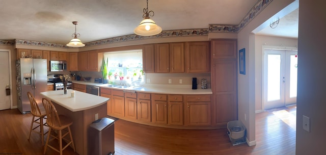490 Deer Creek Ln, Buckhannon, WV 26201 - kitchen featuring light wood-type flooring, light countertops, and stainless steel appliances