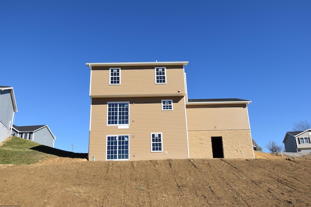 view of rear view of house