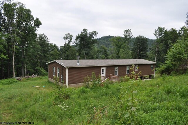 227 Joe Kincaid Rd, Fairmont, WV 26554 - back of house with a view of trees