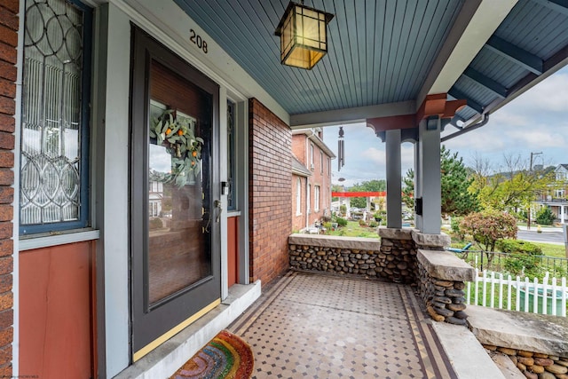 view of patio / terrace featuring a porch