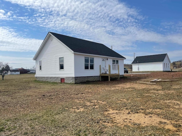 view of rear view of house