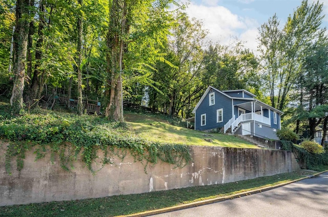 view of property exterior