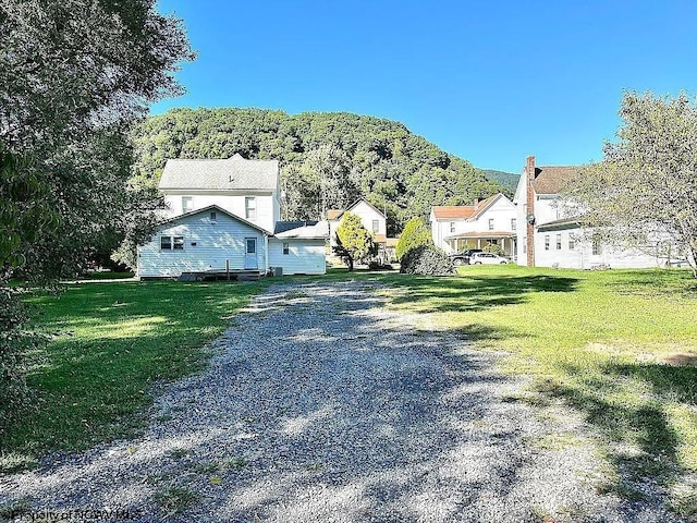 exterior space with a lawn