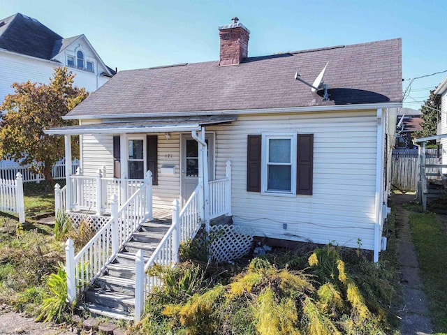 view of front of house with a porch