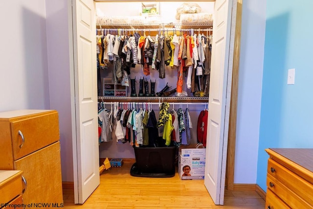 view of closet