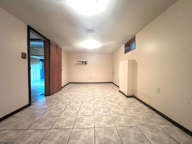 view of tiled empty room