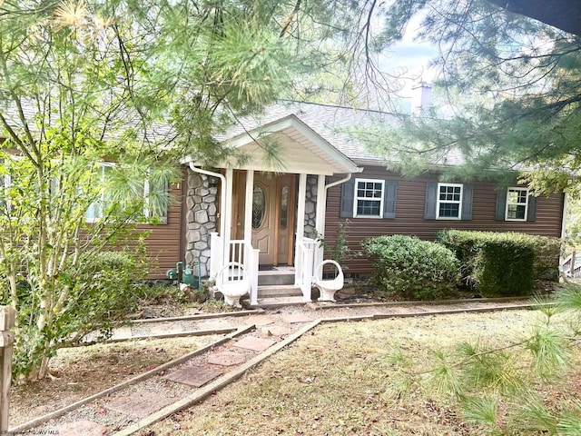 view of front of home