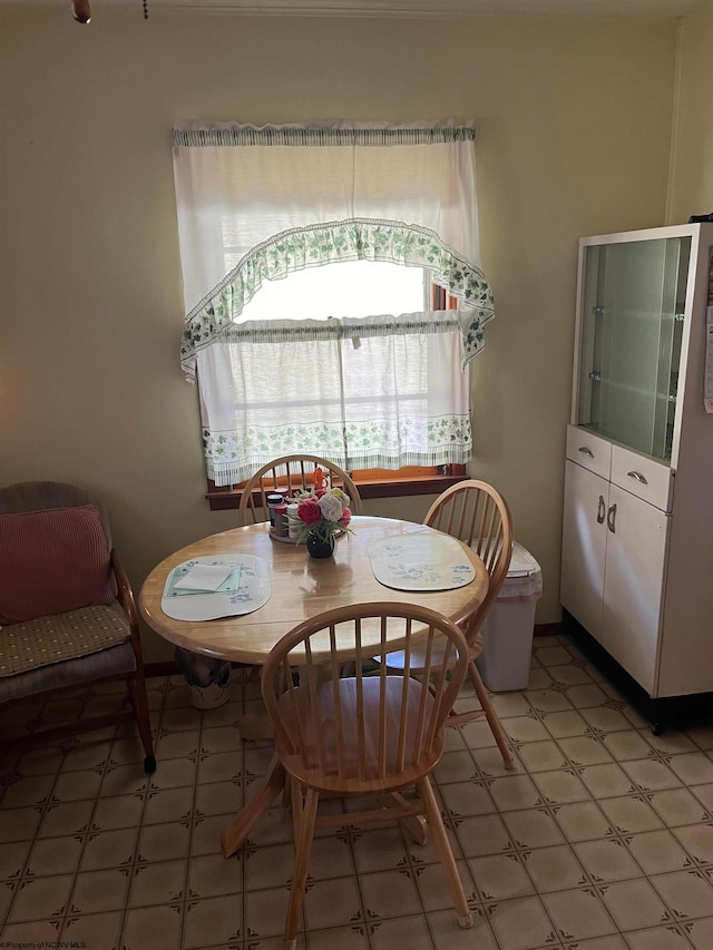 dining room with a wealth of natural light