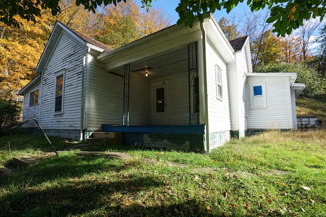 view of side of property