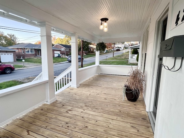 428 James St, Bridgeport, WV 26330 - deck with a porch and a residential view
