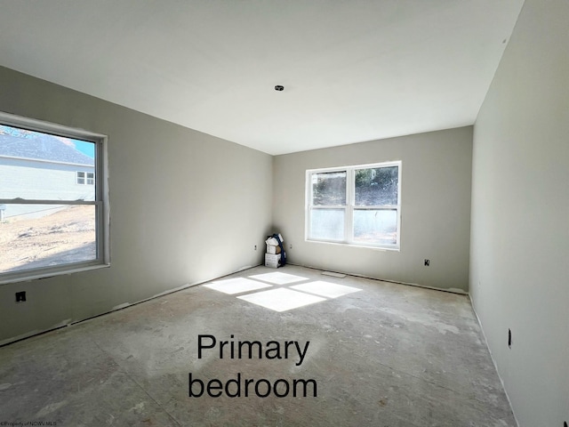 empty room featuring plenty of natural light