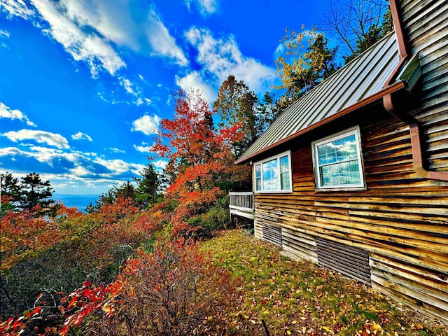 view of side of property