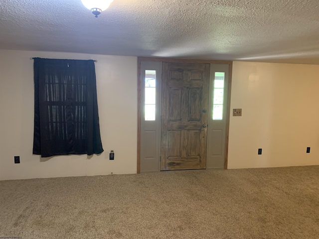 33 Knight Ln, Mount Zion, WV 26151 - carpeted foyer entrance featuring a textured ceiling and plenty of natural light