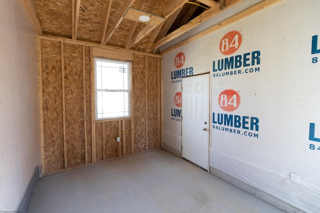 miscellaneous room featuring concrete floors