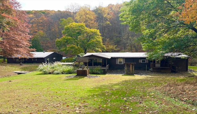 exterior space featuring a porch