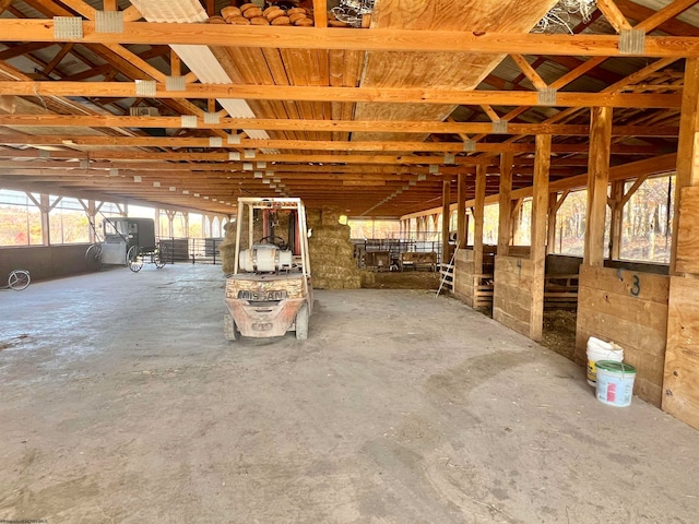 view of horse barn