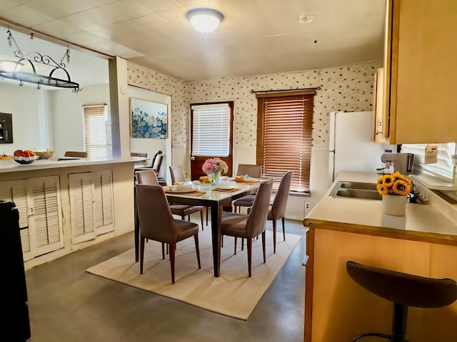 view of dining area