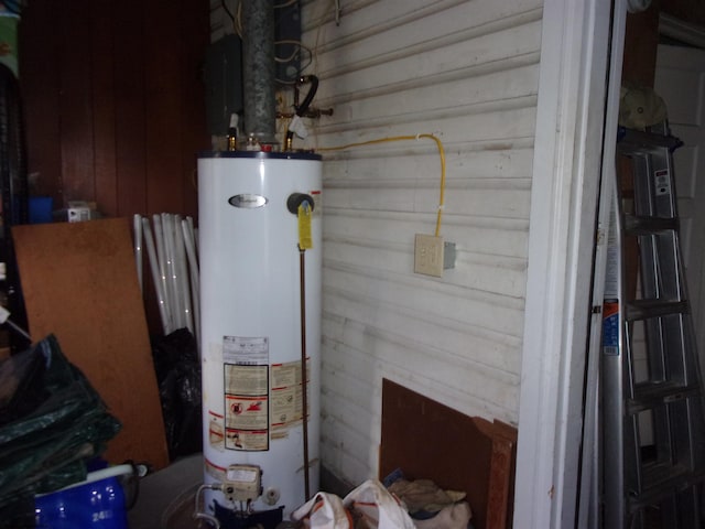 193 E Main St, Salem, WV 26426 - utility room with gas water heater