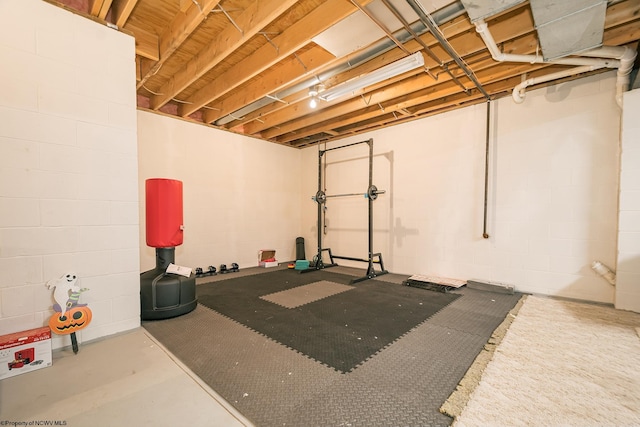 view of workout room