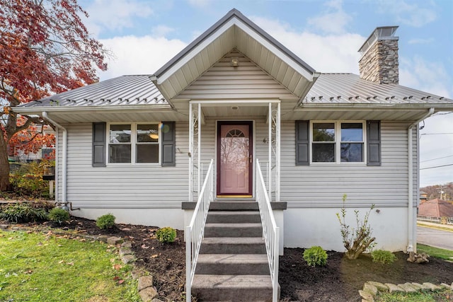 view of bungalow-style house