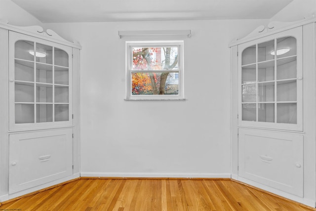 doorway to outside featuring hardwood / wood-style flooring