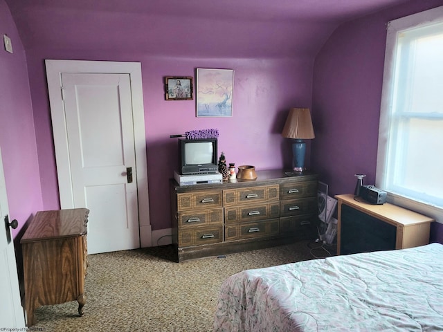 2040 Monumental Rd, Rivesville, WV 26588 - bedroom with vaulted ceiling and carpet