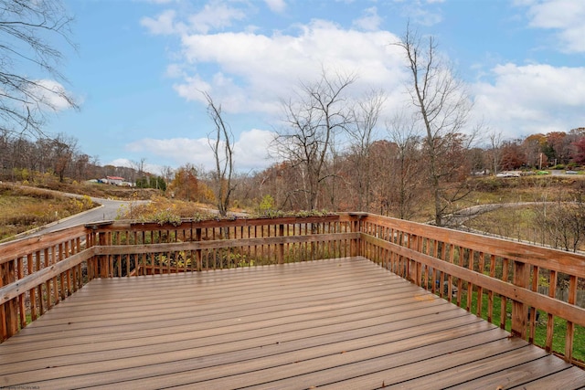 view of deck