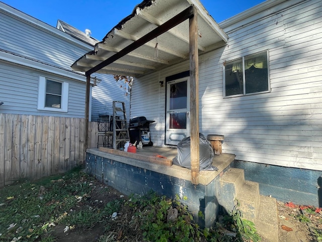 view of entrance to property