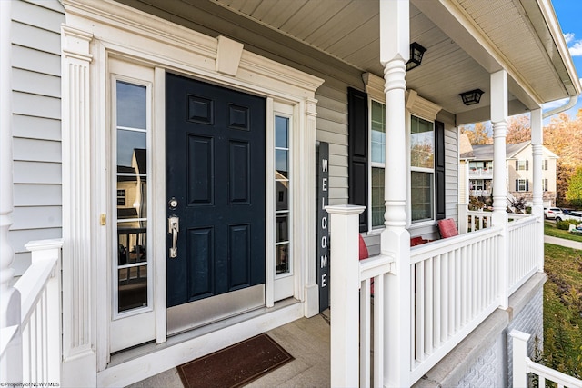 view of property entrance