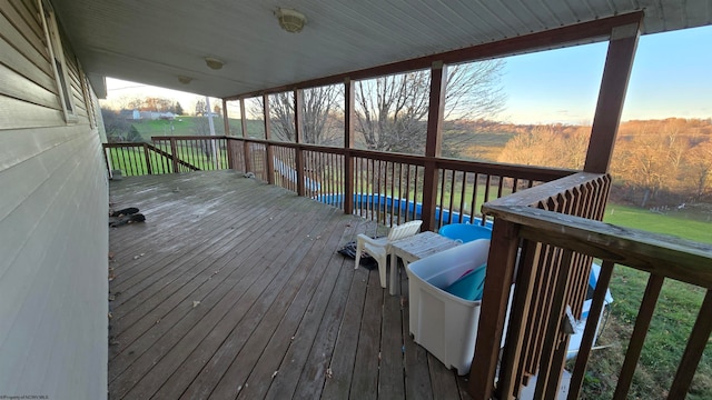 view of deck