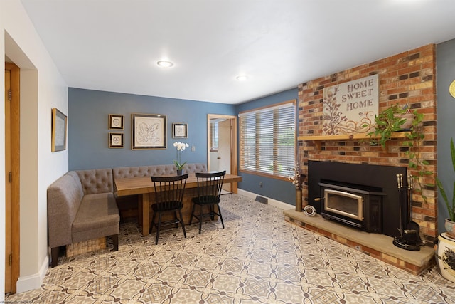 view of dining area