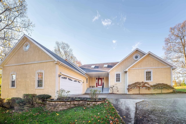 ranch-style house with a garage