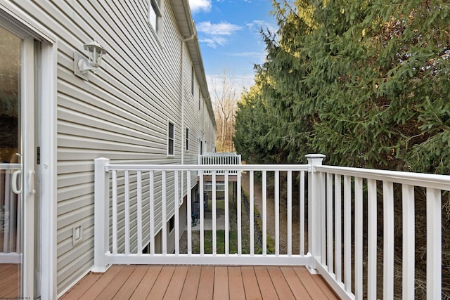 view of deck