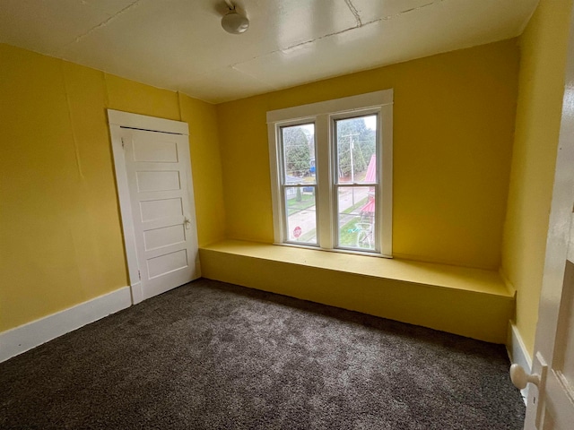 unfurnished room with carpet flooring