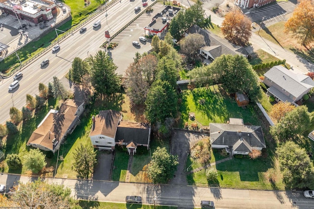 1053 Takoma St, Morgantown, WV 26505 - aerial view of property and surrounding area with nearby suburban area