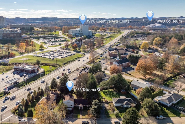1053 Takoma St, Morgantown, WV 26505 - aerial view of property's location