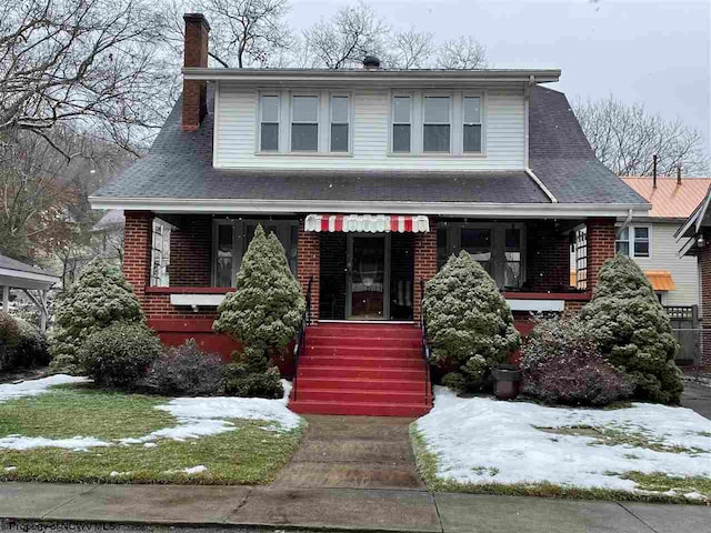 view of bungalow-style home