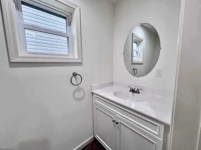 5 River St, Elkins, WV 26241 - bathroom with vanity and baseboards