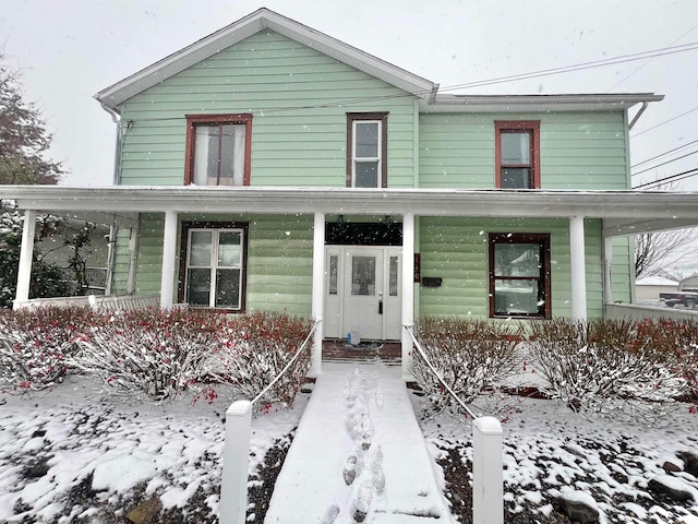 view of front of home