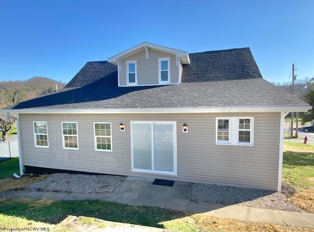 view of rear view of house