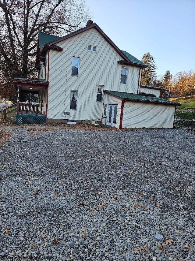 view of rear view of house