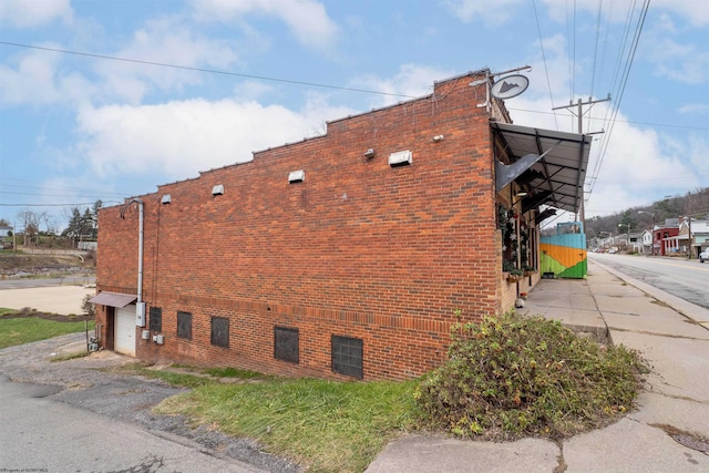 view of home's exterior featuring a garage