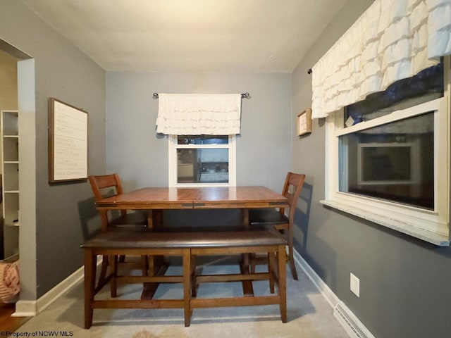 view of dining room